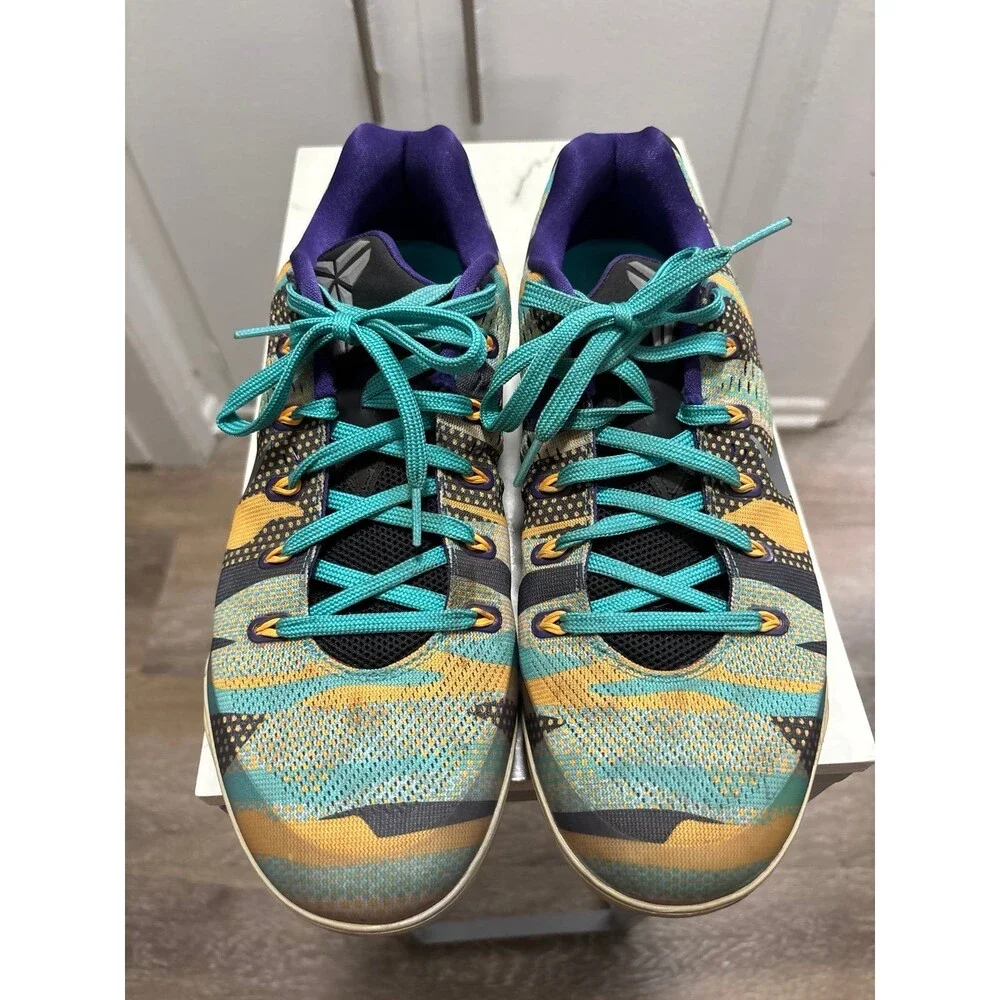 Nike Kobe 9 EM Pop Art 646701-508 Mens Size 10.5 Basketball Shoes